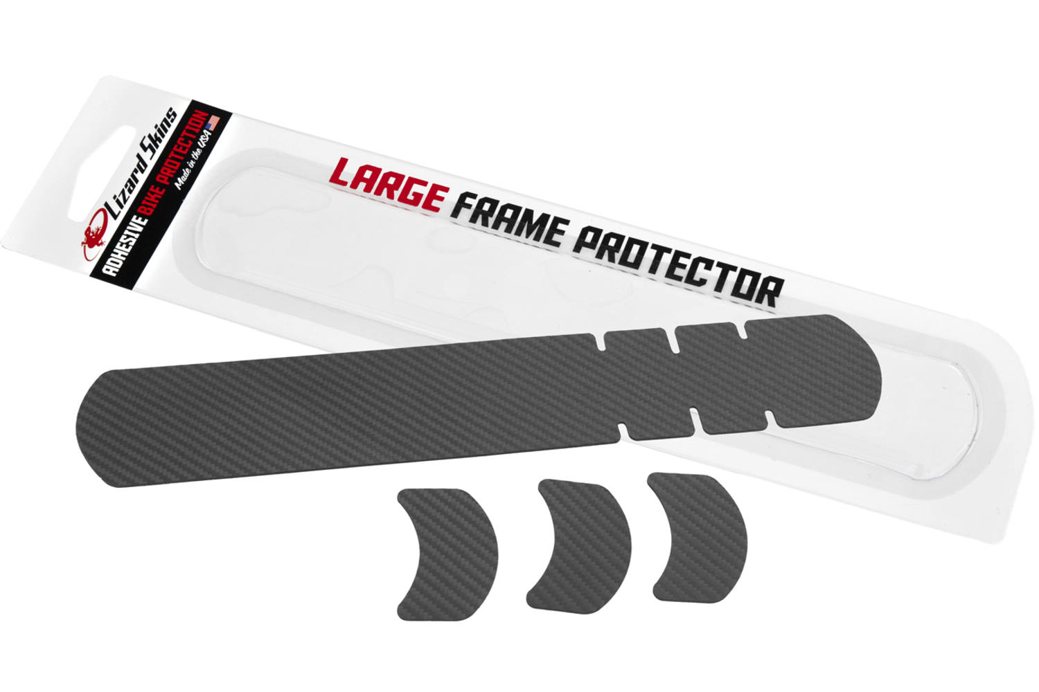 Frame protector large carbon leather
